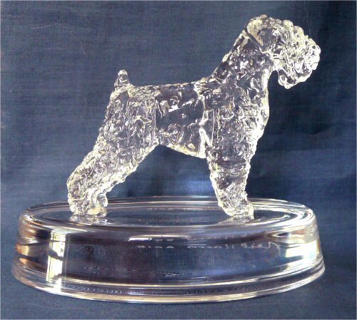 Crystal Sculpture of English Springer Spaniel