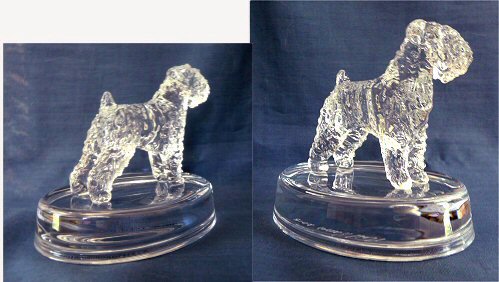 Crystal Sculpture of English Springer Spaniel